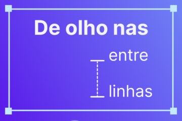 capa roxa com a escrita em branca de olho as entre linhas